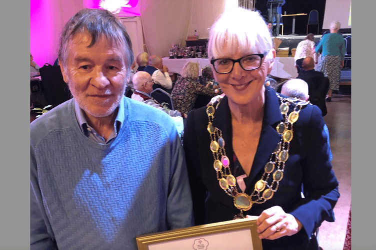 Richard Taylor and Cllr Sheila Brooke were the key players behind Bovey in Bloom