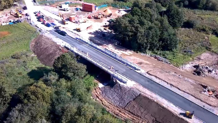 New Dawlish link road, Photo Teignbridge Council
