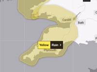 Storm Ashley set to batter South West - weather warning issued
