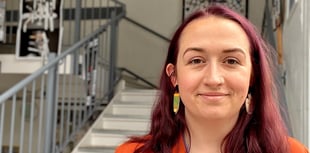 Former student goes 'back to school'