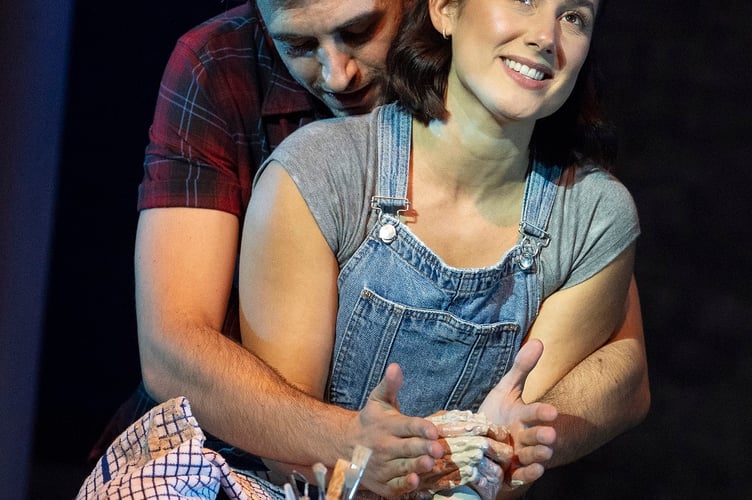 Small- Josh St. Clair & Rebekah Lowings - Ghost The Muscial UK Tour - Photo Credit Alastair Muir 0495