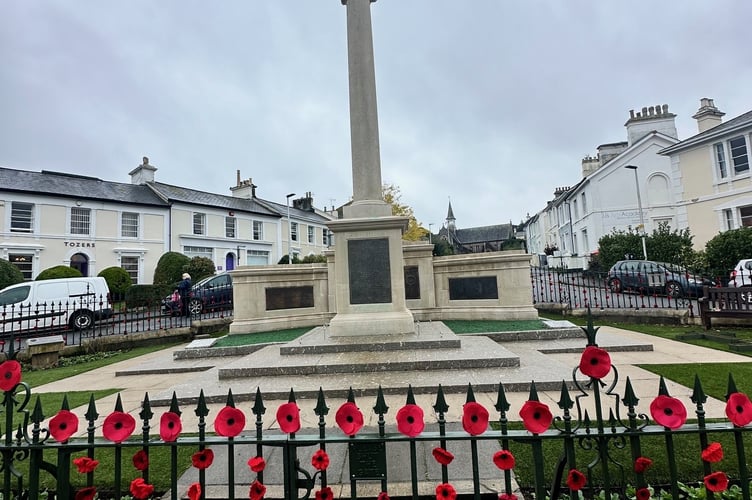Preparations are underway for Newton Abbot's Remembrance Day event
