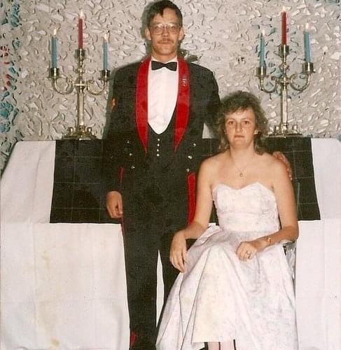 David and Tina Cameron at an Army Mess function