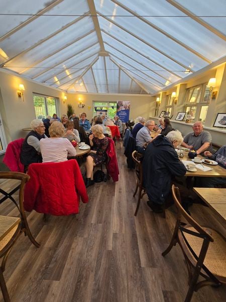 Oddfellows social group enjoy one of their regular events in Newton Abbot.