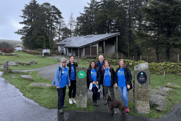 Travel agents from Newton Abbot's Hays Travel recently walked the Templer Way to raise money for Mind Devon