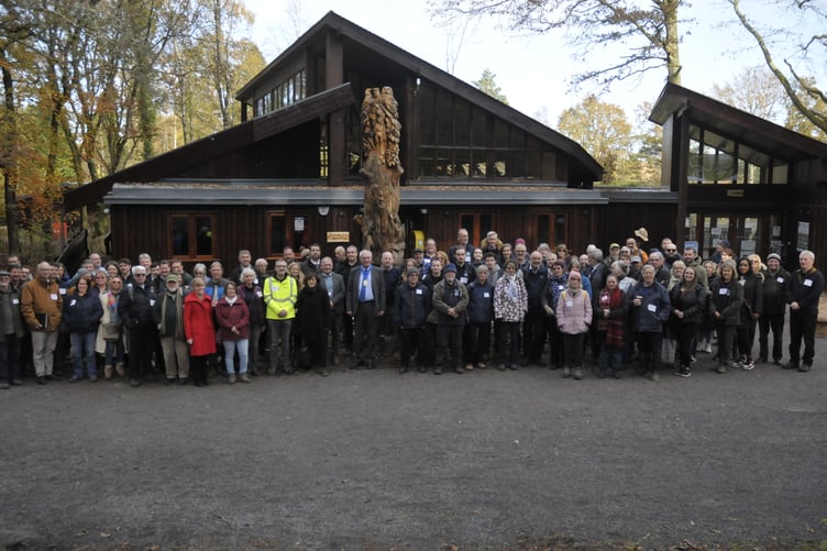 The celebrations ended at the park's Visitors Centre
