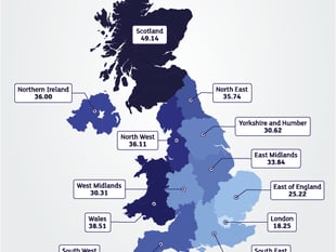 Accident death rate 17% above average in South West