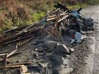 Anger at fly-tipping near Canonteign Forest 