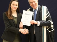 Student's recognition for outstanding achievement