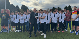 New smocks for rugby team thanks to Masons' donation 