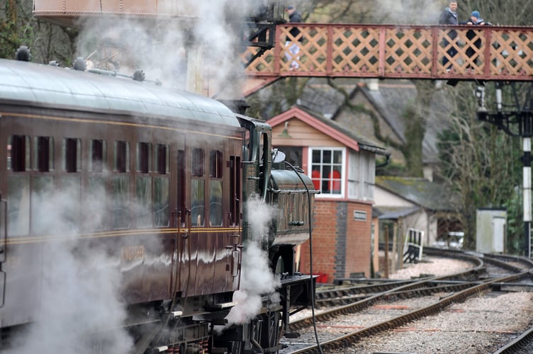 Winter steam gala at Buckfastleigh's South Devon Railway