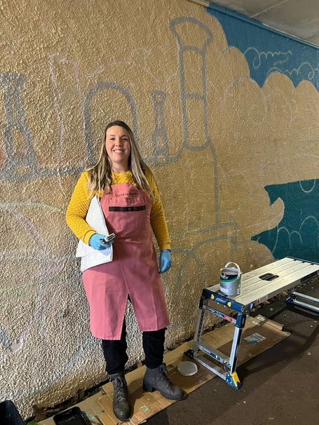 Kate Green, Community Outreach Worker at Newton Abbot Museum. Photo Nigel Canham 