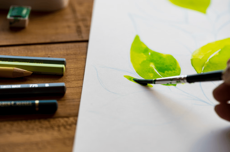 Watercolour stock image