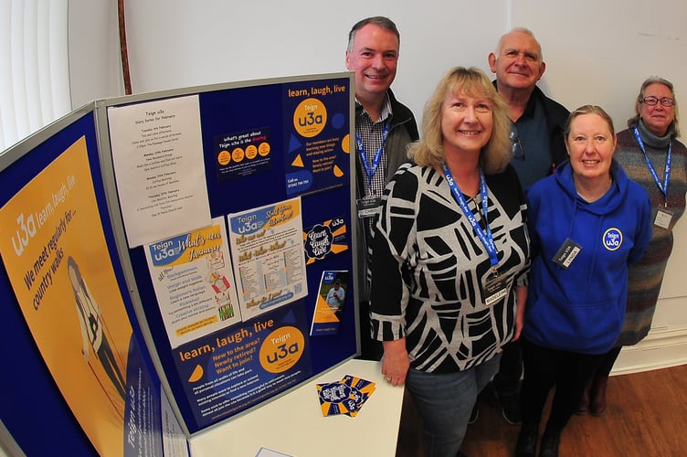 Health and Wellbeing Fair held at Newton Abbot Library. Members of Teign U3A