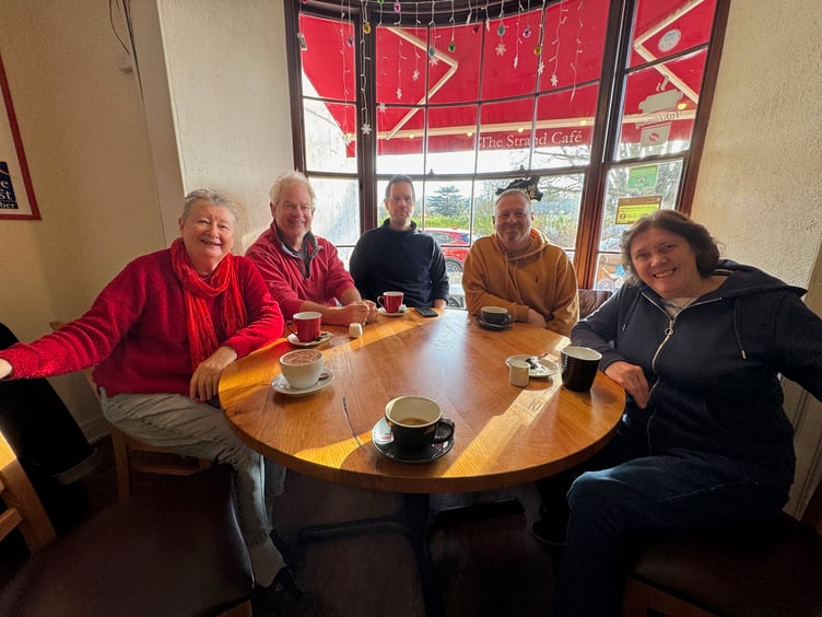 One of the first meetings of Dawlish Pain Cafe. Photo Bob Simpson