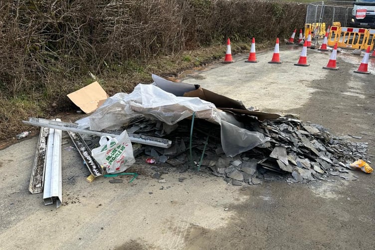 An incident of fly-tipping has caused anger among residents of Ashburton