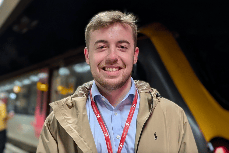 George Willis, one of CrossCountry's Sustainability Graduates