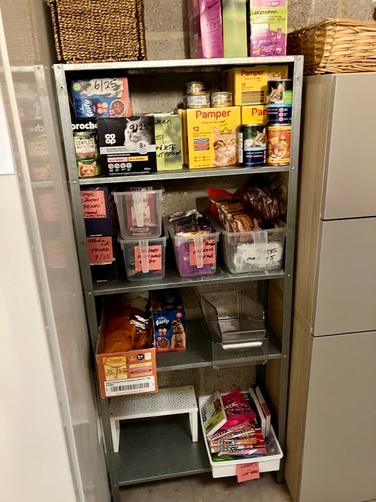 One of the drop off donation points for Dawlish Pet Pantry.