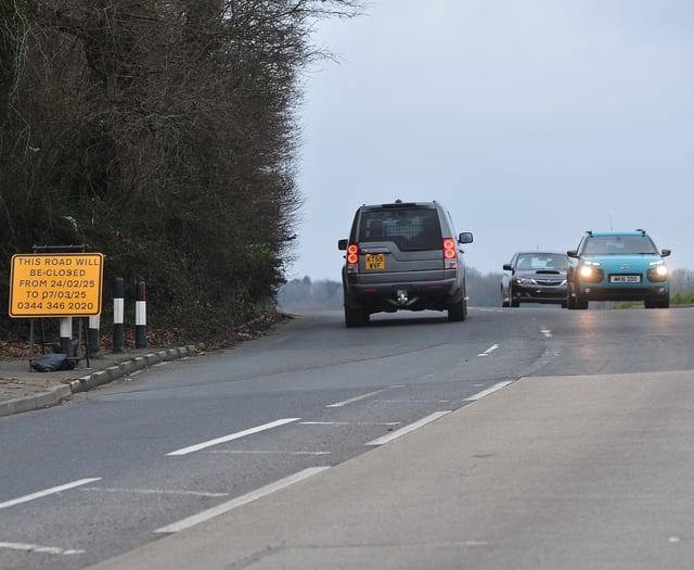More motoring misery as road closes for two weeks 
