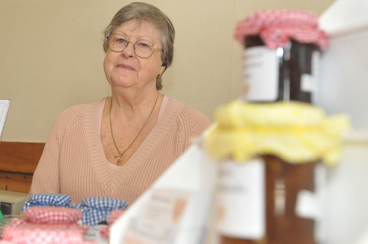 Newton Abbot Youth Council Art and Craft Fayre at the Courtenay Centre. Tasty treats from Sarah Oatley of KIngsbridge-based Well Preserved