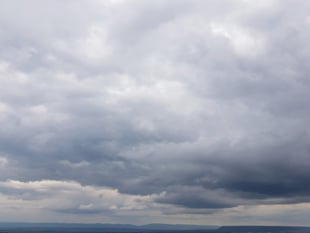 Mild weather with partial clouds today and patchy rain tomorrow