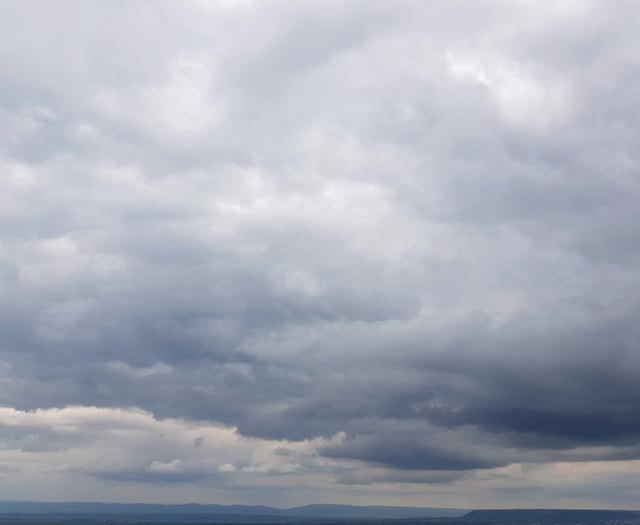 Light clouds today, patchy rain likely tomorrow