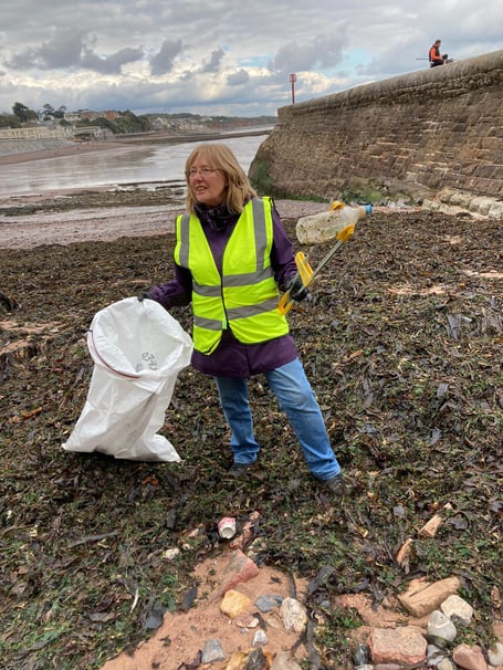 Vanessa Ryley from Dawlish Against Plastic.