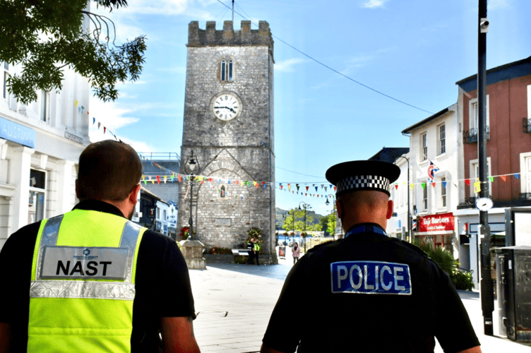 STREET marshals in Newton Abbot helped police rescue a stolen dog as part of an ongoing effort to reduce anti-social behaviour in the town.
