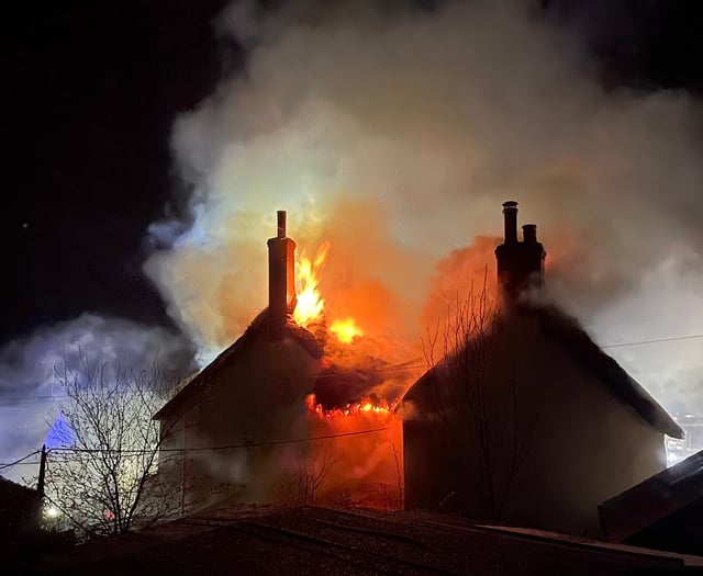 Drewsteignton ‘devastated’ by thatched roof fire