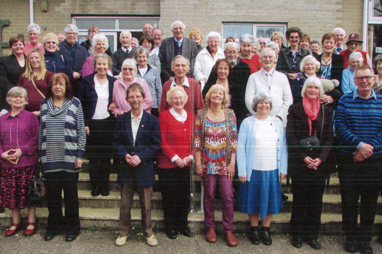 A group shot from the 40th anniversary 