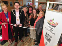 Hub launch marks beginning of new partnership with food bank 
