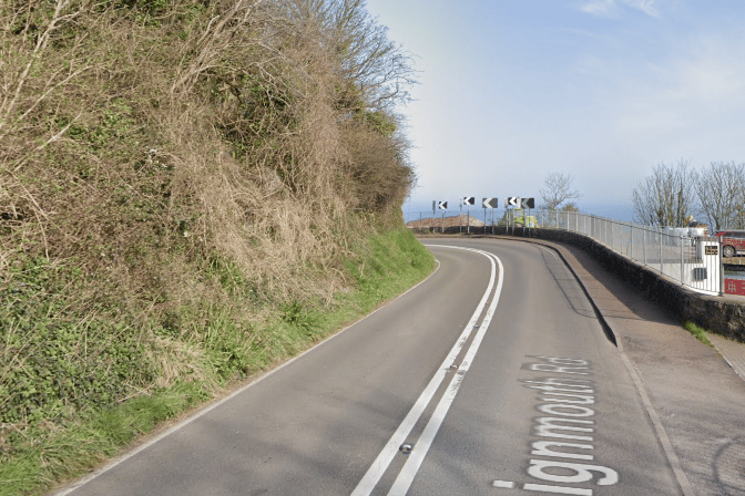 The 23-year-old man was taken to Derriford Hospital following a serious road traffic collision on the A379, near Shaldon.