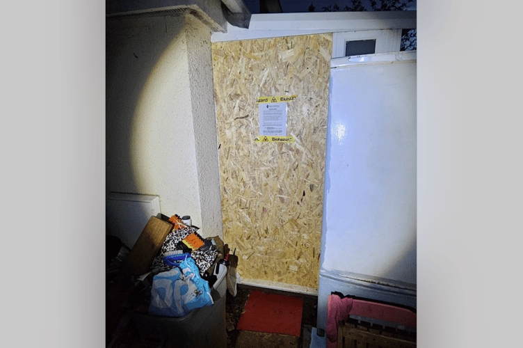 Devon & Cornwall Police served a full closure order on a property on Barton Road