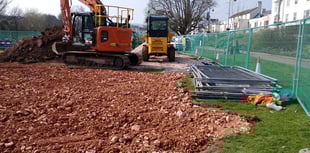 Water works underway 