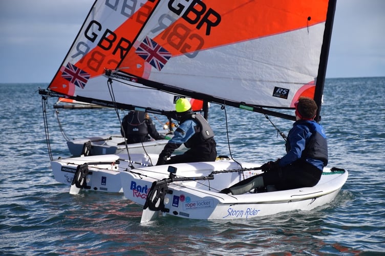 Starcross Yacht Club juniors in action. Photo SYC