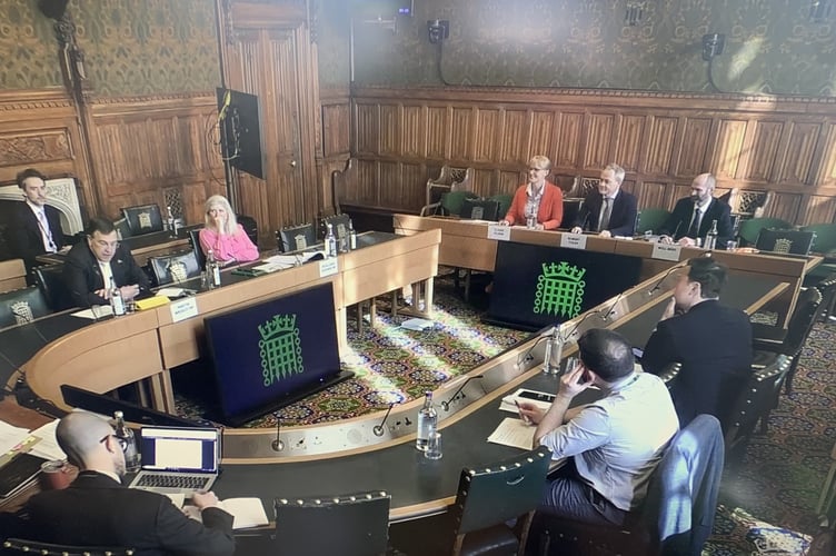South Devon UTC head teacher Claire Plumb addresses Science, Innovation, and Technology Committee in Westminster. 