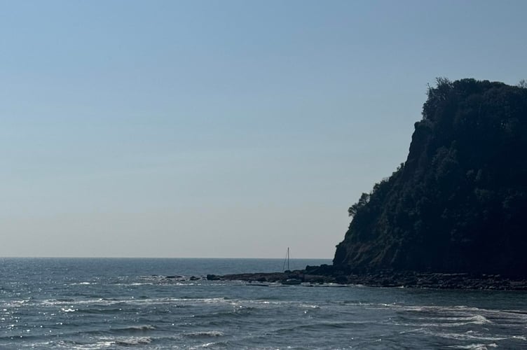 Ness Shaldon, scene of Teignmouth RNLI rescue. Photo Teignmouth RNLI 