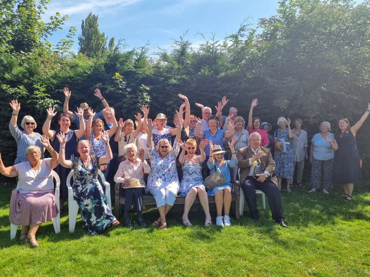 Celebrating a £46,000 grant, Moorland Community Caring.