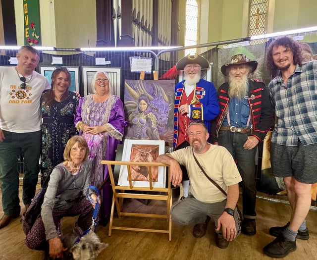 Artist hosts successful family pop-up show