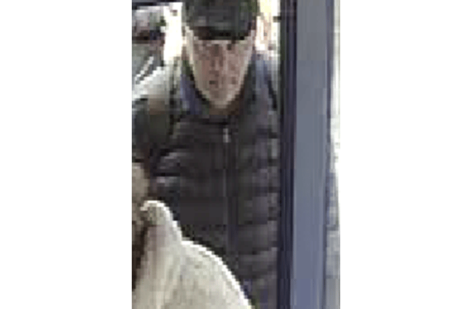 Police have released a picture of a man they would like to speak to in connection with the incidents.