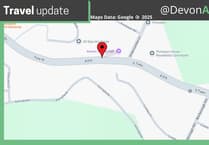 Landslip blocks Kenton path