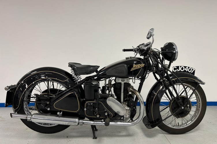A 1936 Rudge Special could sell at auction for £7,000 to £9,000. Photo Charterhouse Auctions 