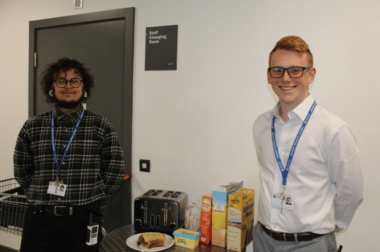 Held in the school canteen, the breakfast club offers a range of nutritious options