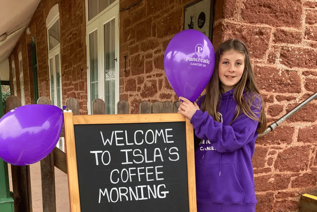 Isla, 11, raises more than £1,800 for cancer charity