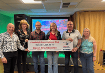 Chudleigh Constitutional Club's sizeable donation to air ambulance