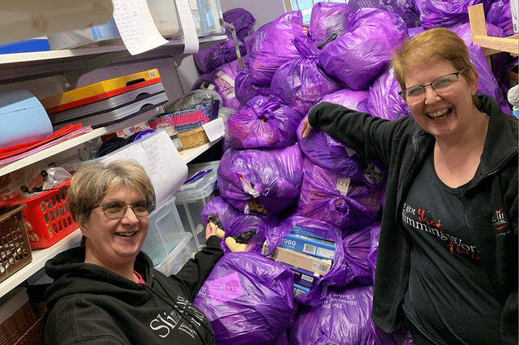 Groups across Teignbridge collected more than 600 bags