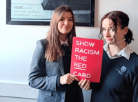 School celebrates its 'Show Racism the Red Card' winners 