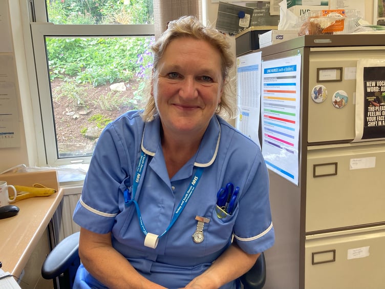 Ashburton district nurse Anna Dunscombe.