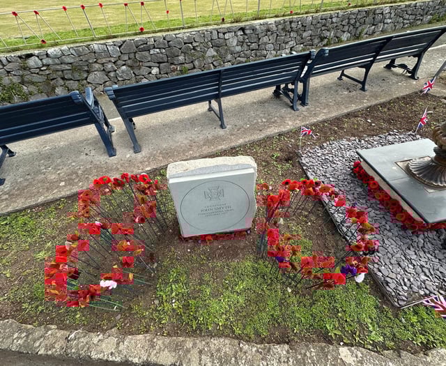Teignmouth honours VE Day with poppies