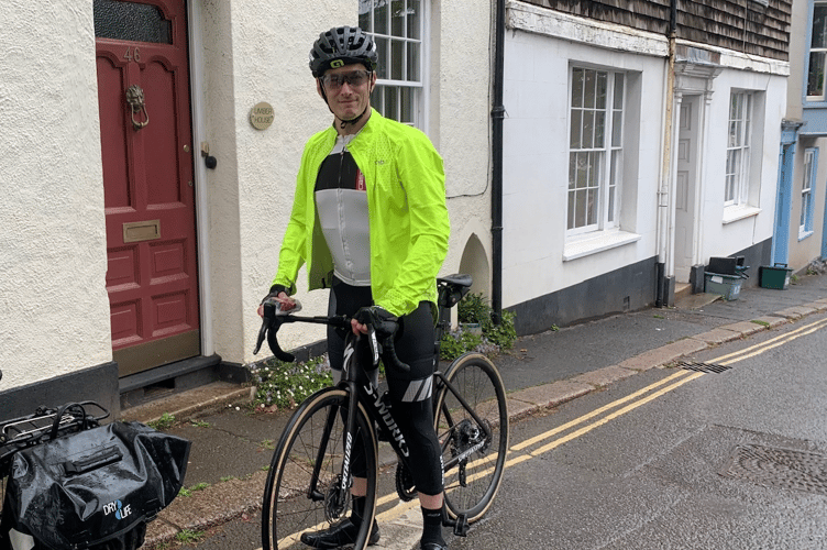 David will begin his journey on Wednesday, May 14
